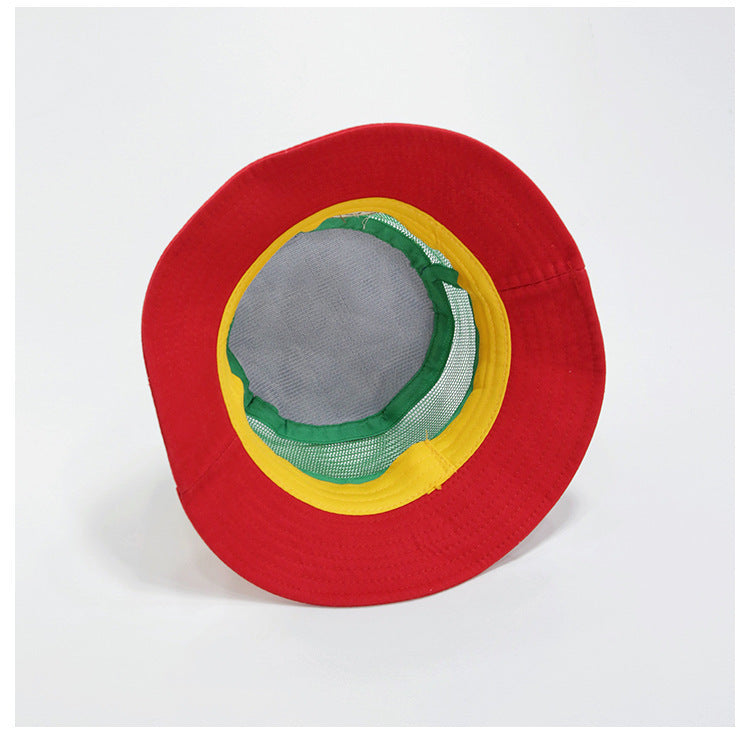 Wholesale Cartoon cute round cotton children's fisherman hat