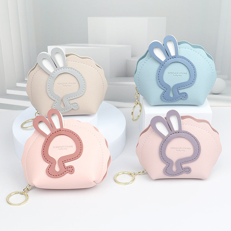 Wholesale Bunny Mini Coin Purse Keychain Keychain Wallet ACC-KC-HuoFan005