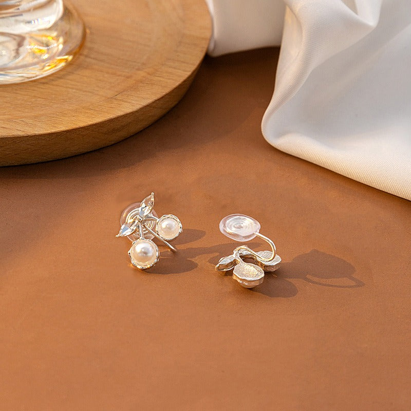 Wholesale Simple Cherry Pearl Earrings ACC-ES-MDD082
