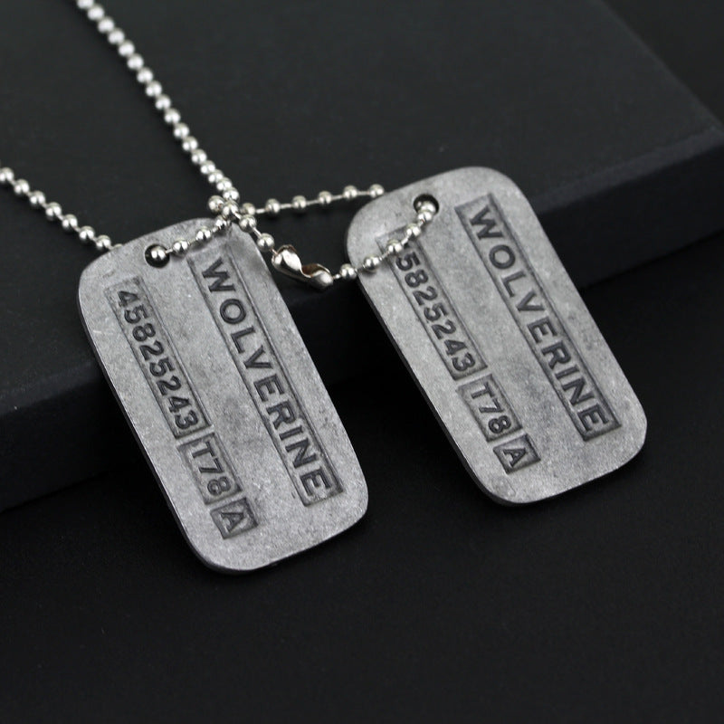 Wholesale double standard pendant movie surrounding necklace