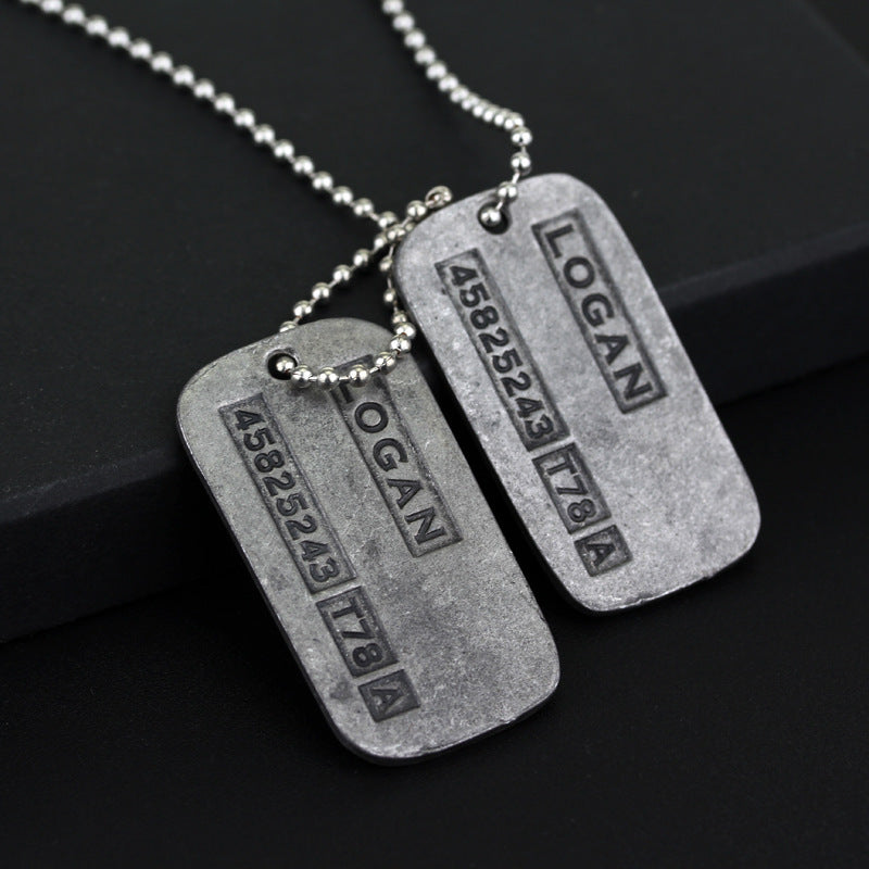 Wholesale double standard pendant movie surrounding necklace