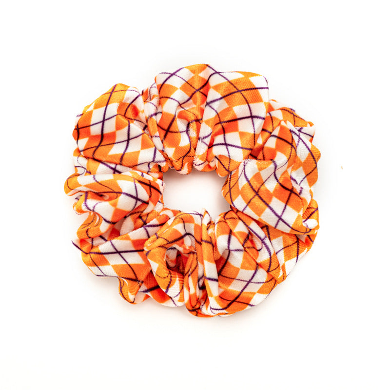 Wholesale 12pcs Halloween Series Flannel Large Intestine Hair Bands Hair Scrunchies ACC-HS-SanTai017