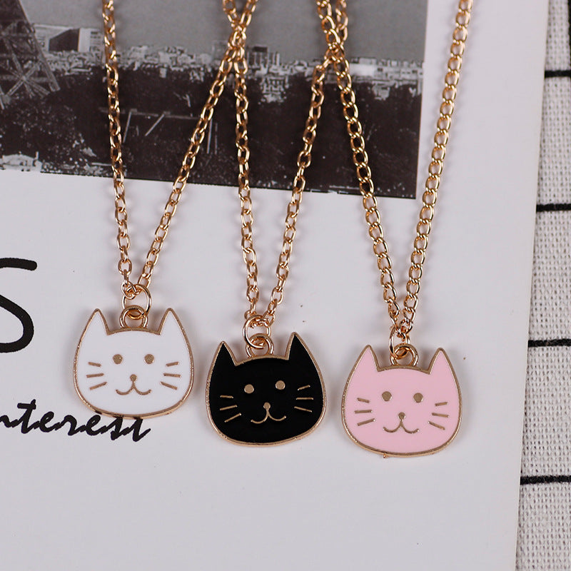 Wholesale Animal Kitten Campus Style Necklaces Choker Necklaces ACC-NE-Tiangao003