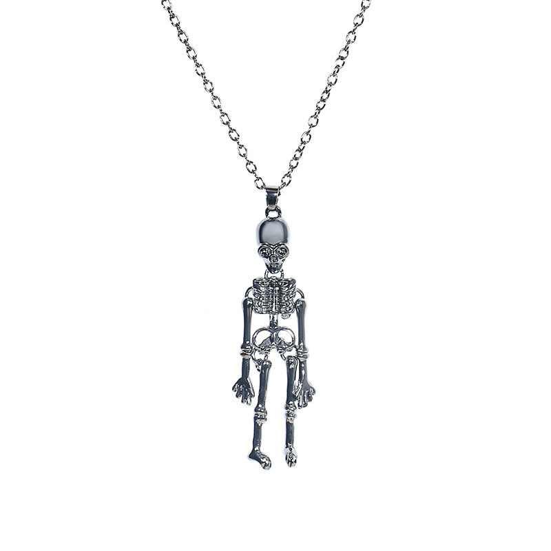 Wholesale  Necklace Ghost Skull Bat Pumpkin Pendant,  Dark Style,  Alloy Electroplating,  Jewelry Accessory