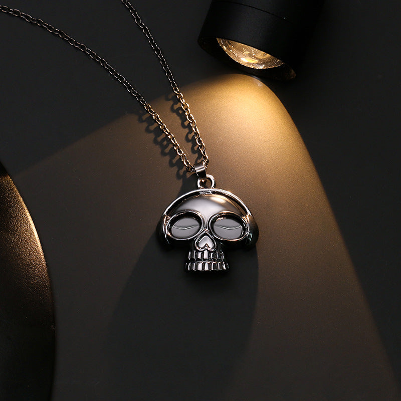 Wholesale  Necklace Ghost Skull Bat Pumpkin Pendant,  Dark Style,  Alloy Electroplating,  Jewelry Accessory