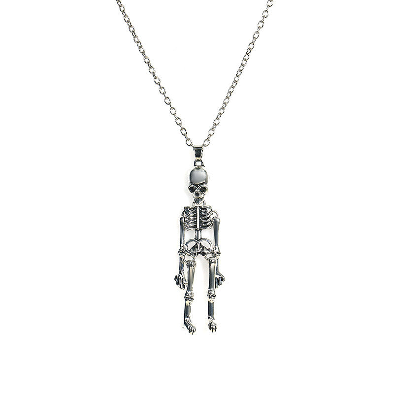 Wholesale  Necklace Ghost Skull Bat Pumpkin Pendant,  Dark Style,  Alloy Electroplating,  Jewelry Accessory