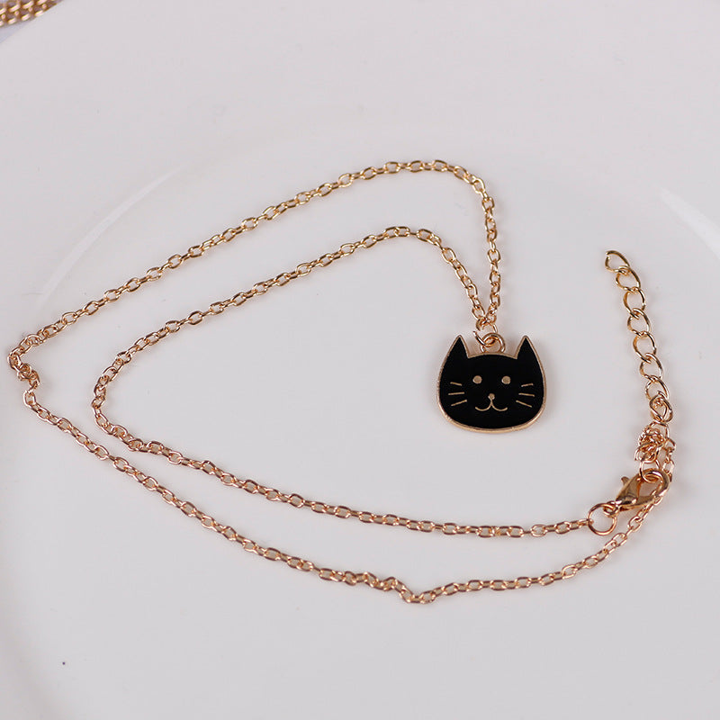 Wholesale Animal Kitten Campus Style Necklaces Choker Necklaces ACC-NE-Tiangao003