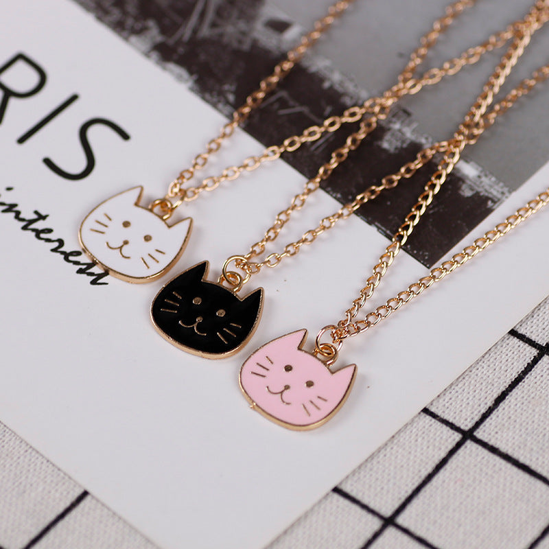 Wholesale Animal Kitten Campus Style Necklaces Choker Necklaces ACC-NE-Tiangao003
