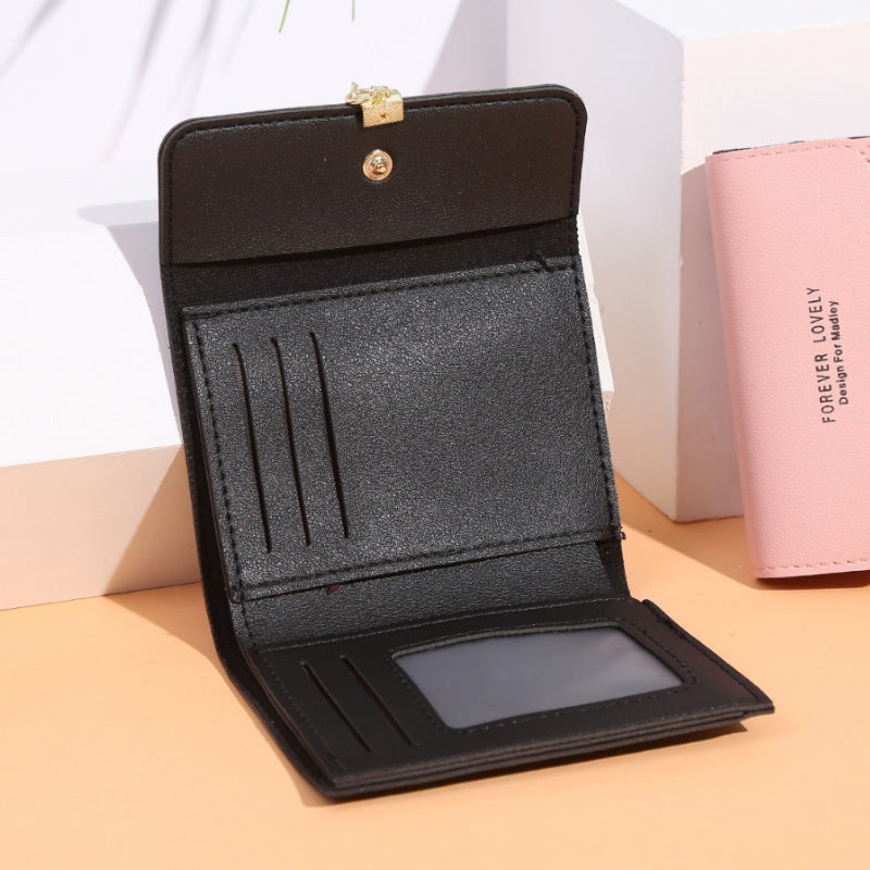Wholesale Trendy PU Leather Women S Short Wallet Multi Card Holder Chic Fashion Accessory For Everyday Use Or Boutique Resale