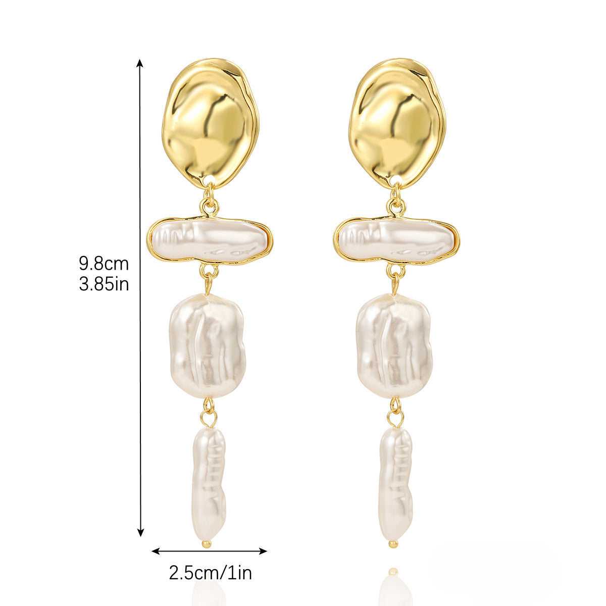 Wholesale Exaggerated Pearl Earrings Statemente Earrings ACC-ES-ManYi005
