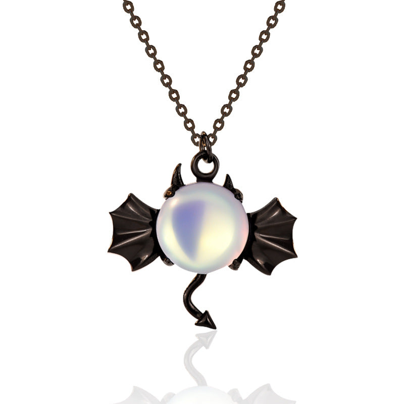 Wholesale s925 Sterling Silver Devil Necklace
