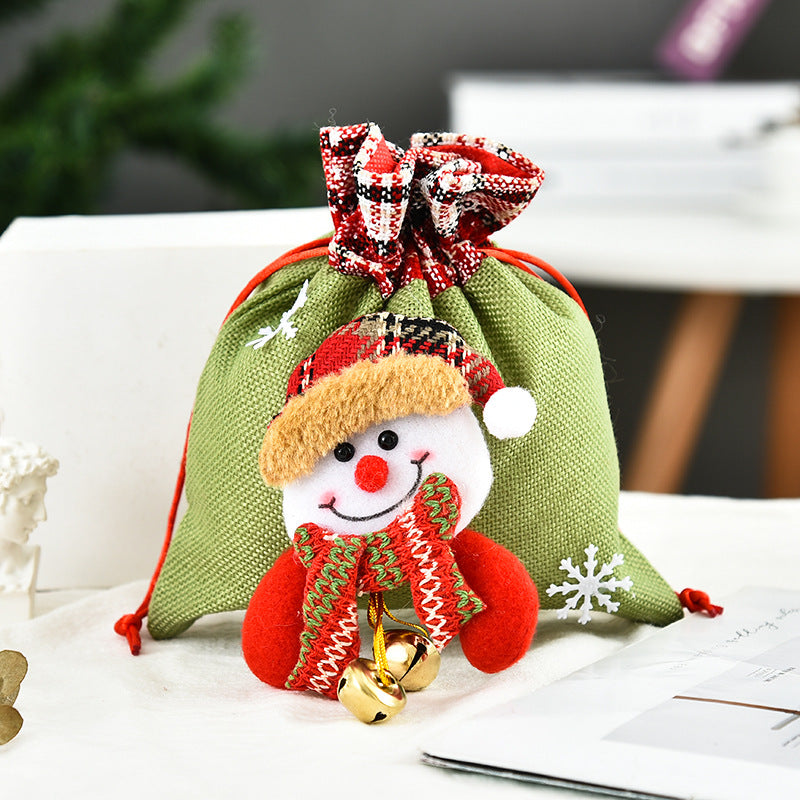 Wholesale  Three-Dimensional Doll Candy Bag Christmas Decorations
