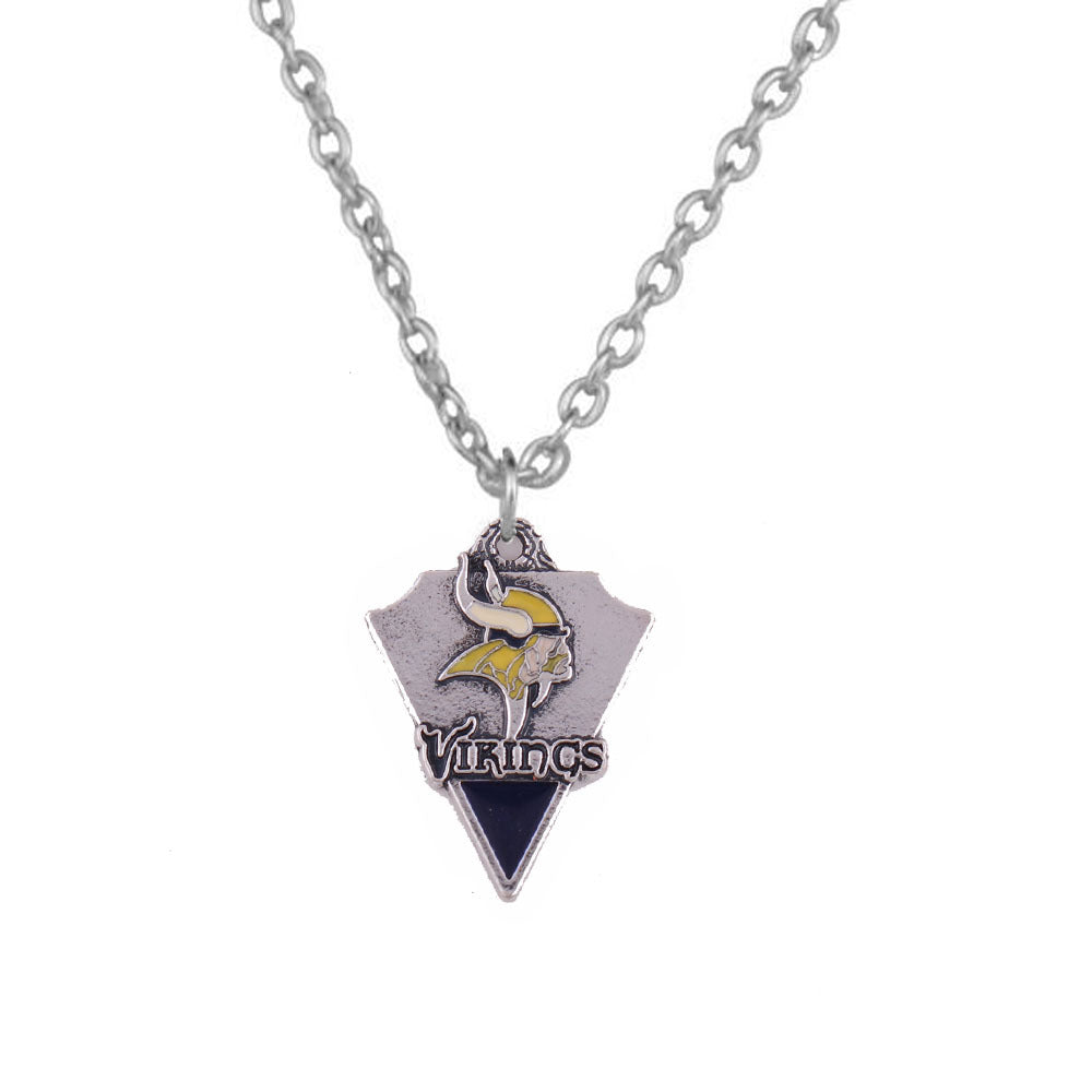 Wholesale Dripping Oil Team Triangle Sports Pendant Necklace ACC-NE-Houh004