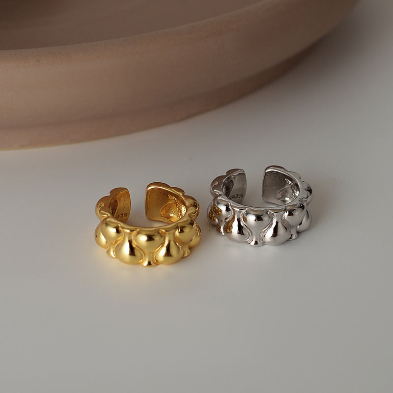 Wholesale Simple S925 Sterling Silver Vase Ear Clip ACC-ES-YWE004