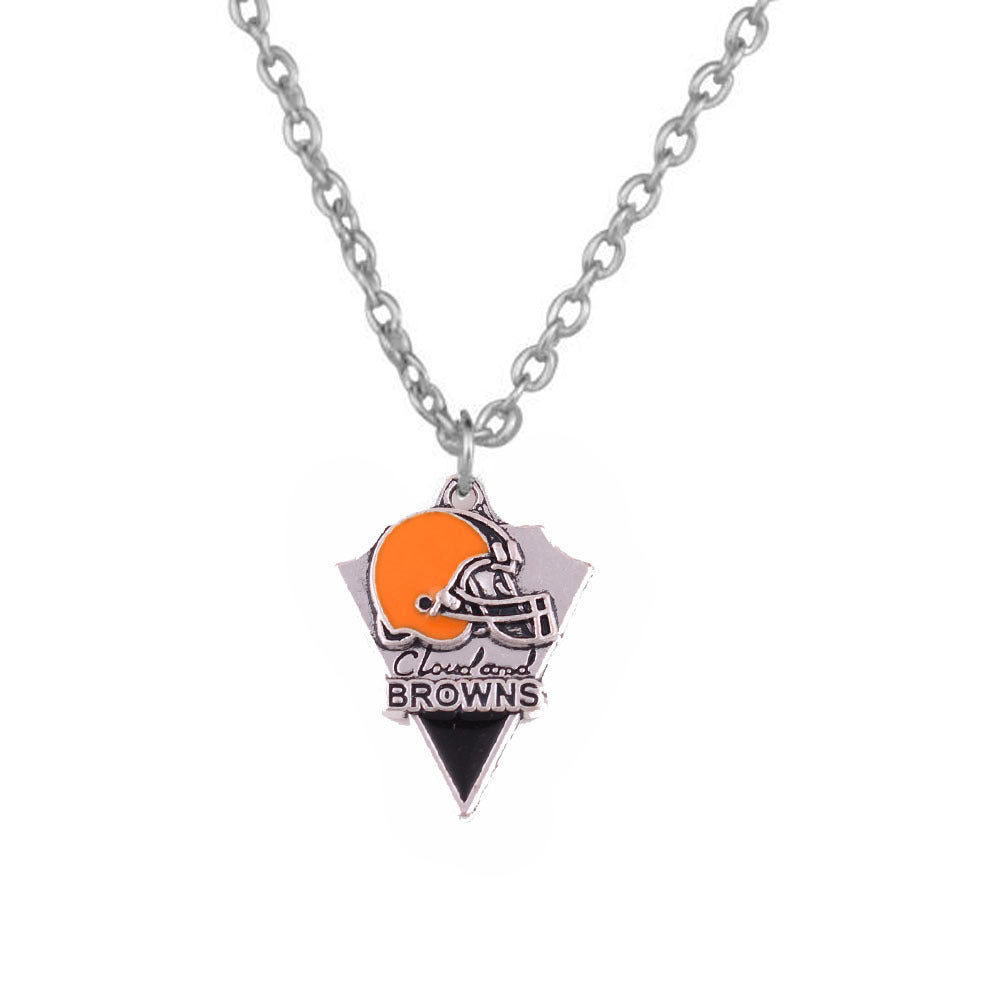 Wholesale Dripping Oil Team Triangle Sports Pendant Necklace ACC-NE-Houh004