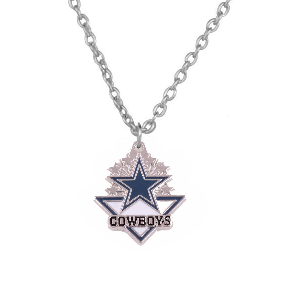 Wholesale Dripping Oil Team Triangle Sports Pendant Necklace ACC-NE-Houh004