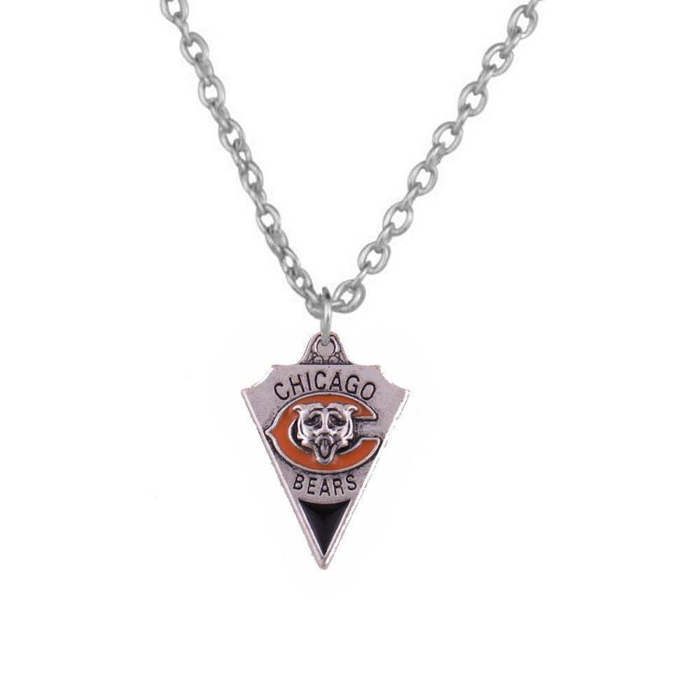 Wholesale Dripping Oil Team Triangle Sports Pendant Necklace ACC-NE-Houh004