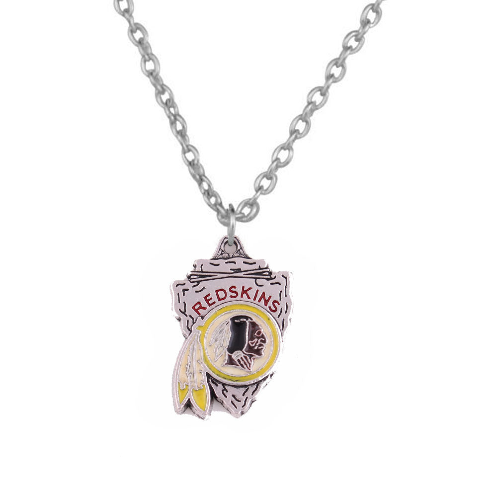 Wholesale Dripping Oil Team Triangle Sports Pendant Necklace ACC-NE-Houh004