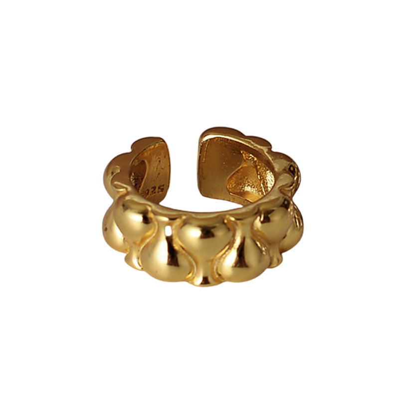 Wholesale Simple S925 Sterling Silver Vase Ear Clip ACC-ES-YWE004