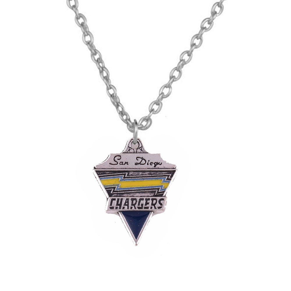 Wholesale Dripping Oil Team Triangle Sports Pendant Necklace ACC-NE-Houh004