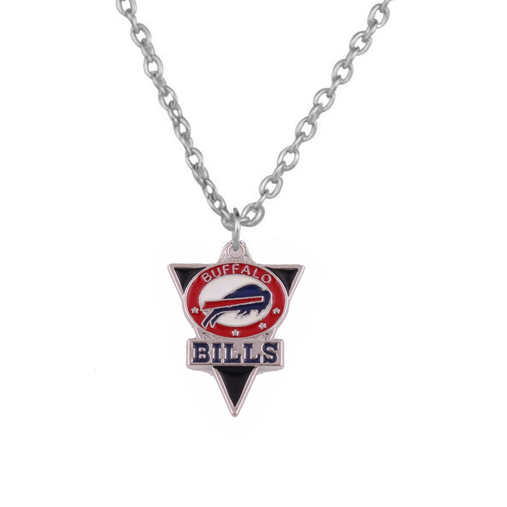 Wholesale Dripping Oil Team Triangle Sports Pendant Necklace ACC-NE-Houh004