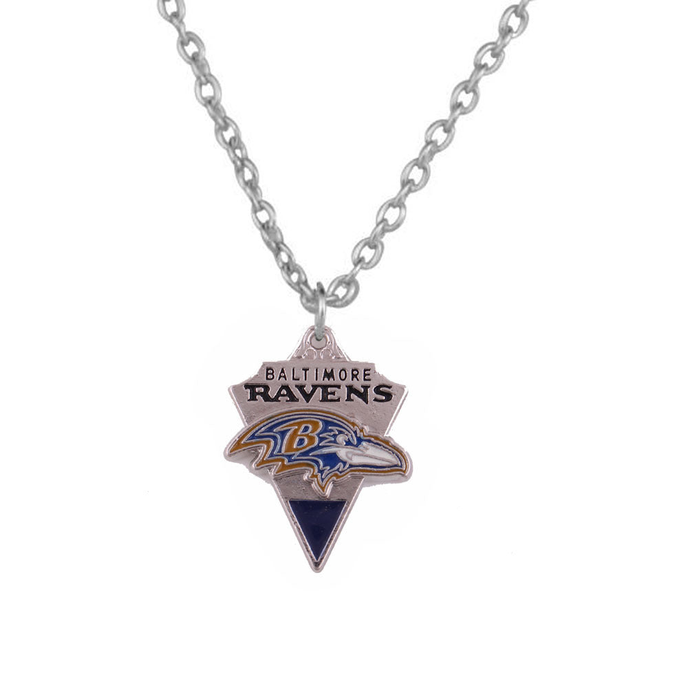Wholesale Dripping Oil Team Triangle Sports Pendant Necklace ACC-NE-Houh004