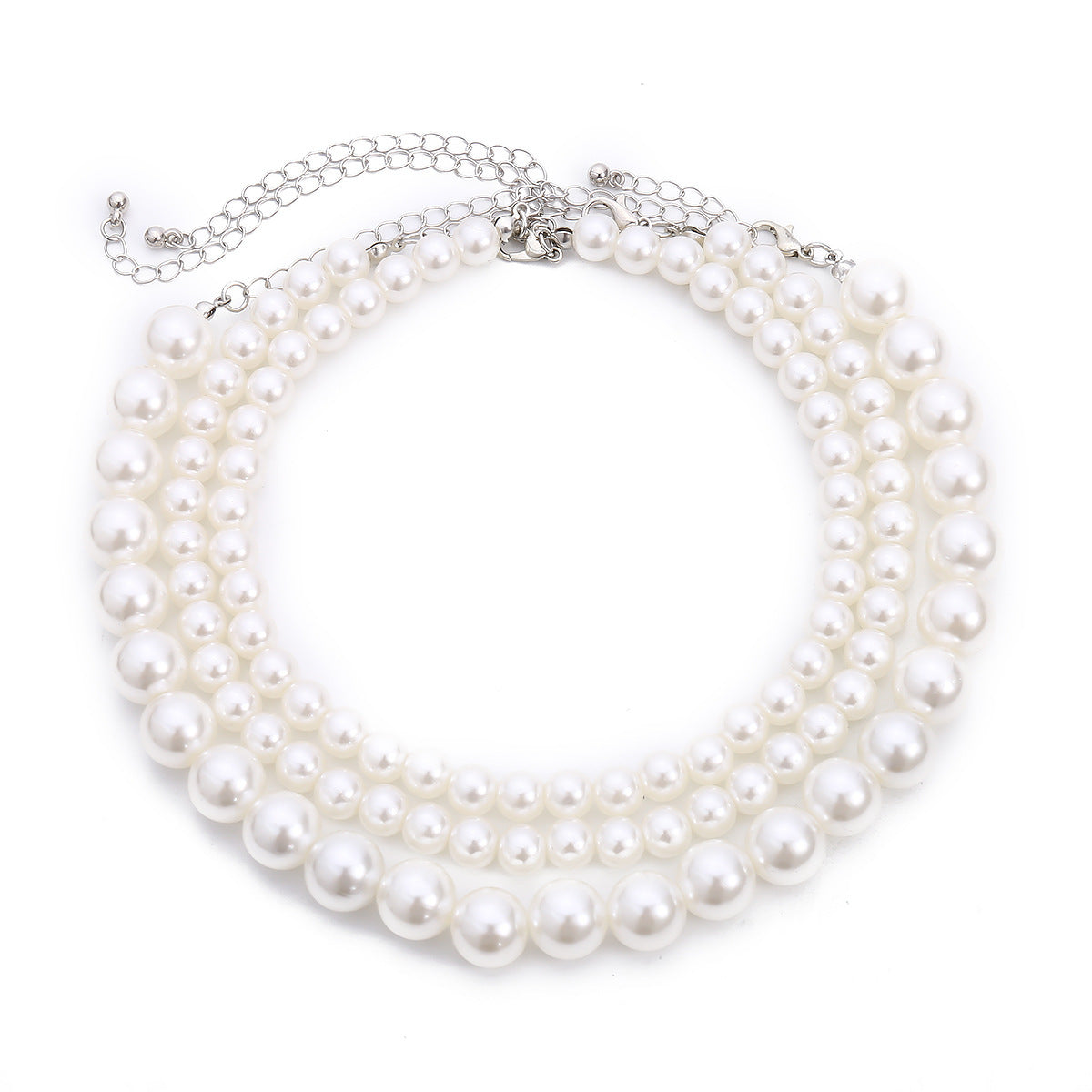 Wholesale Boho Style Multi-layered Pearl Beaded Necklace Bohemian ACC-NE-DN015