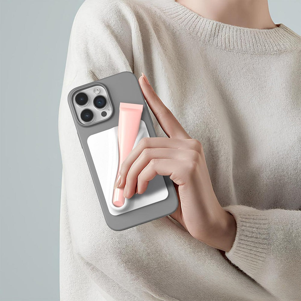 Wholesale Soft Glue Adhesive Lip Glaze Bracket Soft Shell Mobile Phone Case ACC-PC-MoSi001