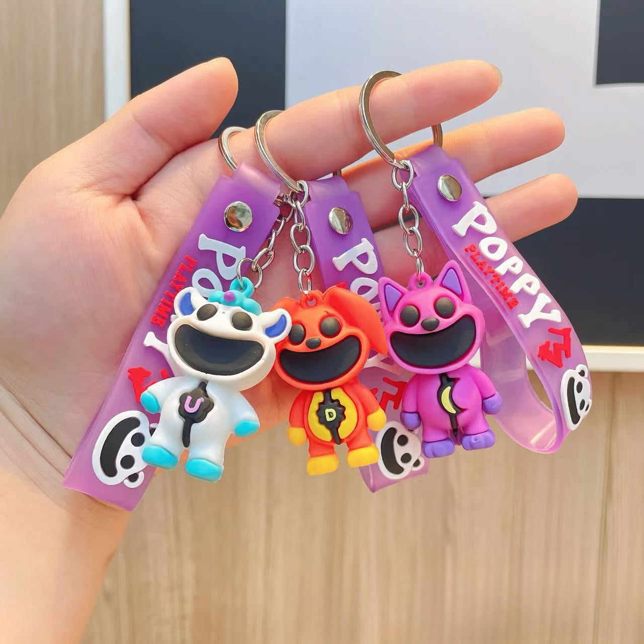Wholesale Cartoon Cute Silicone Keychains ACC-KC-Qichu005