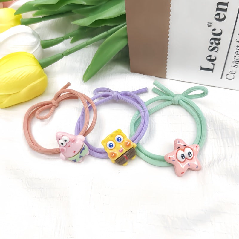 Wholesale 10pcs Cute Cartoon Character Children's Hair Bands ACCVIP-HS-Yimu002