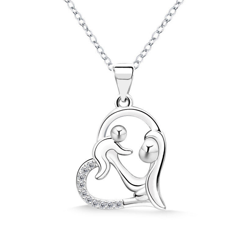 Wholesale European American Style Love Pendant Necklace Fashion Jewelry Accessory Mother' s Day Gift