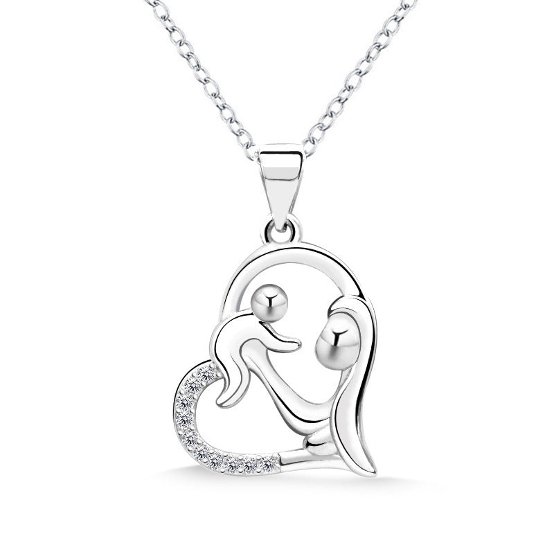 Wholesale European American Style Love Pendant Necklace Fashion Jewelry Accessory Mother' s Day Gift