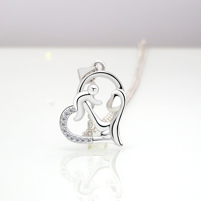 Wholesale European American Style Love Pendant Necklace Fashion Jewelry Accessory Mother' s Day Gift