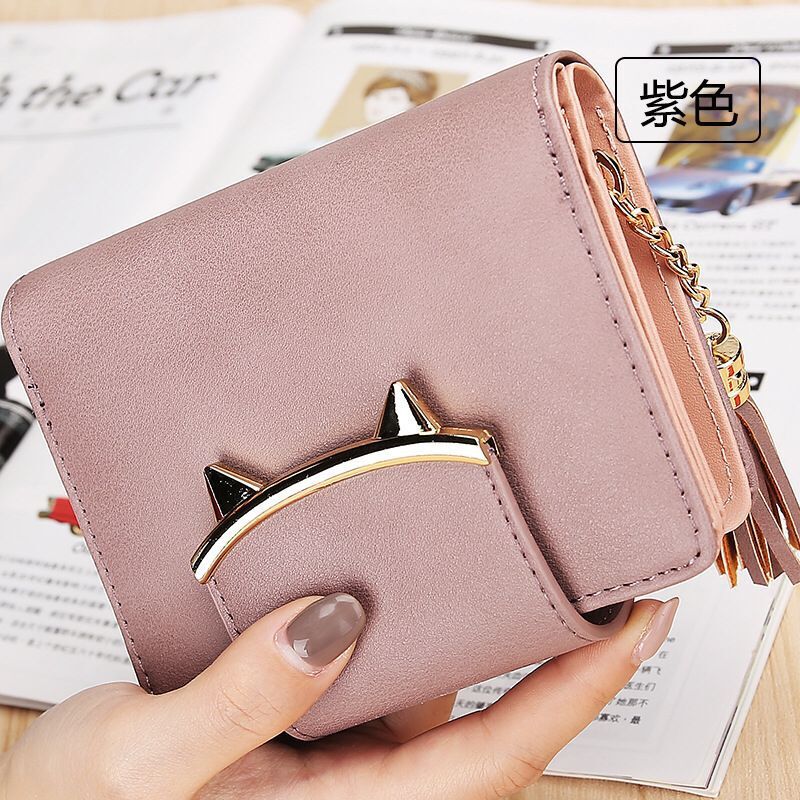 Wholesale Women's Short Wallet Cute Tiger Tooth Tassel Coin Purse ACC-WT-Zhengn003
