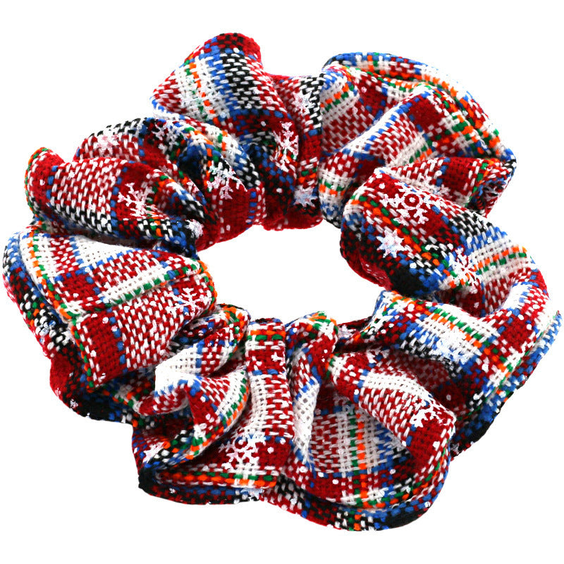 Wholesale 5pcs Christmas Hair Scrunchies Christmas Hair Accessories ACC-HS-DingZhou001