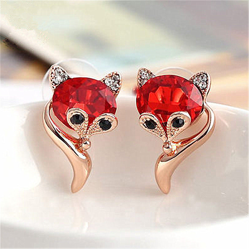 Wholesale Cute Fire Fox Earrings