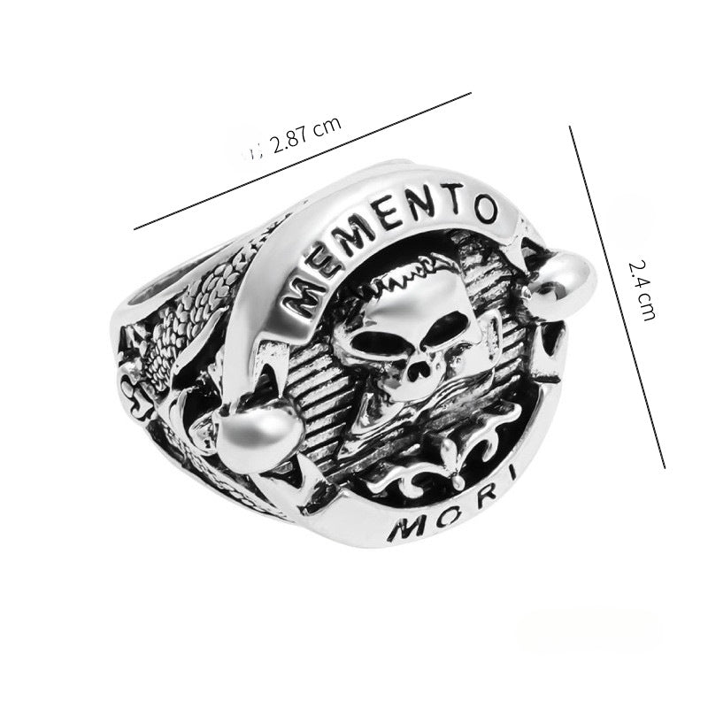 Wholesale Skull Men's Rings Vintage Skull Rings ACC-RS-LR002