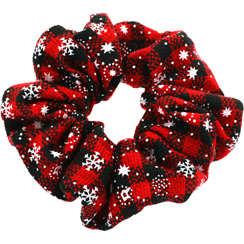 Wholesale 5pcs Christmas Hair Scrunchies Christmas Hair Accessories ACC-HS-DingZhou001