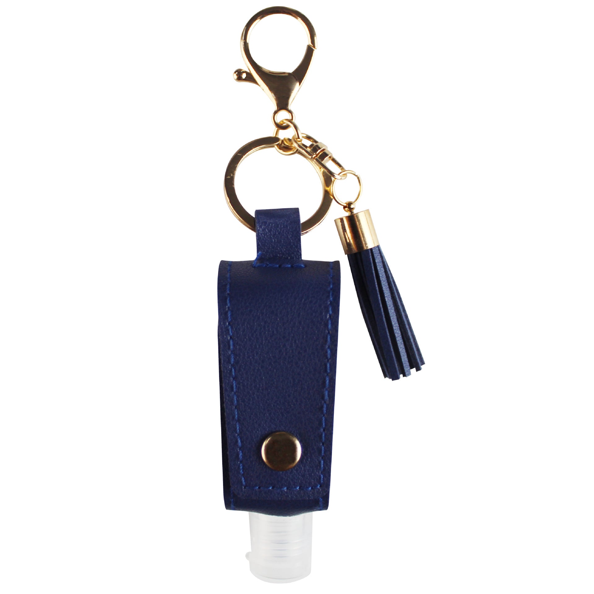 Wholesale PET Hand Sanitizer Bottle Leather Keychain Keychains Accessories Chapstick Holder ACC-KC-YTian019