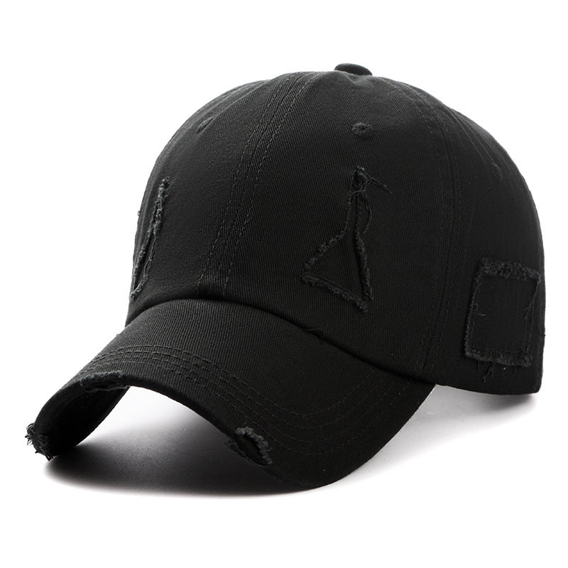 Wholesale All-match Ripped Baseball Cap