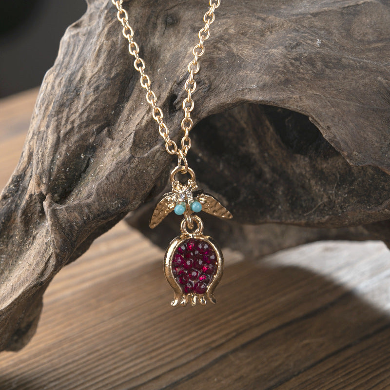 Wholesale Gold-Tone Alloy Pastoral Style Necklace for Women - Boutique Resale Jewelry