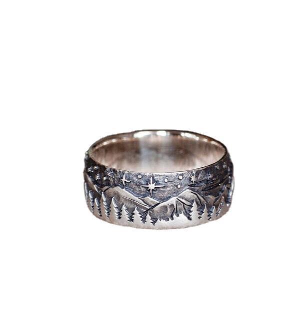 Wholesale loyal wolf couple  retro ring