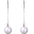Wholesale Pearl Copper Plated White Gold Earrings