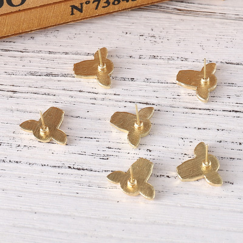 Wholesale Western Style Leopard Print Horse Fur Bull Head Earrings ACC-ES-ChuLian107