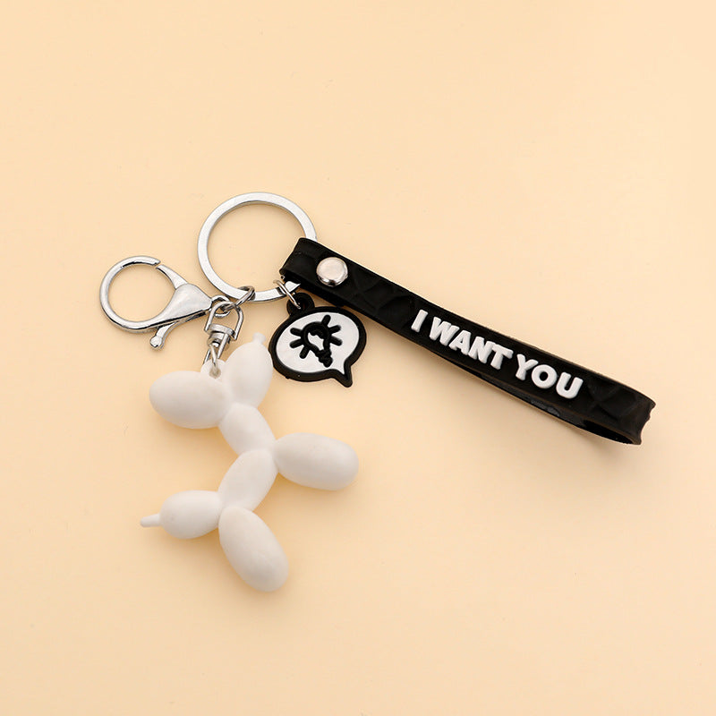 Wholesale Cartoon cute balloon dog keychain