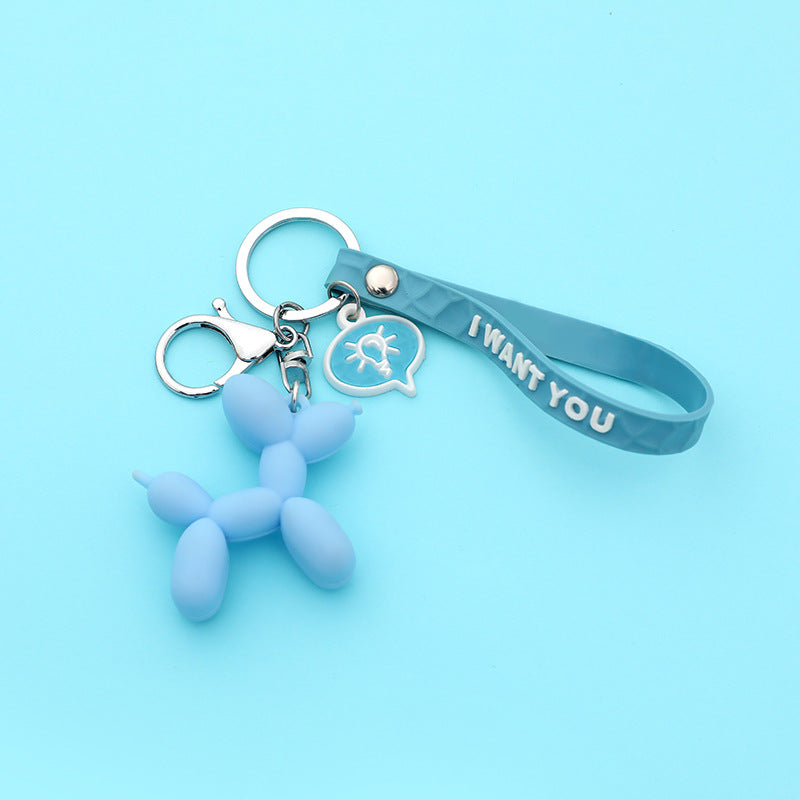 Wholesale Cartoon cute balloon dog keychain