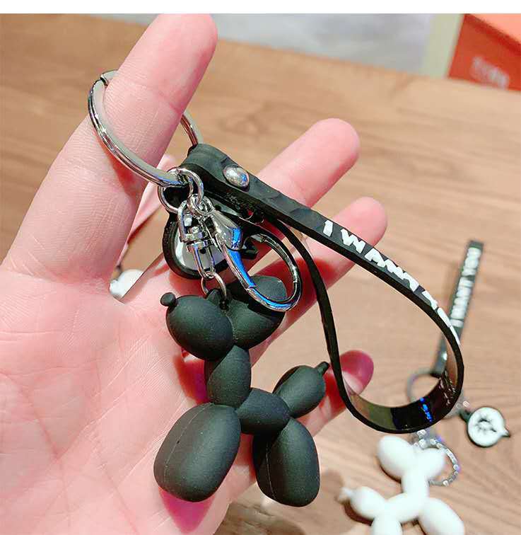 Wholesale Cartoon cute balloon dog keychain