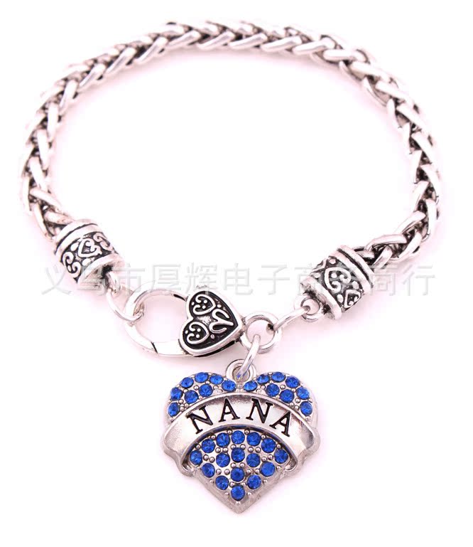 Wholesale Alloy Women's Heart Diamond Bracelet ACC-BT-Houh005