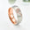 Wholesale love heart-shaped stainless steel couple ring