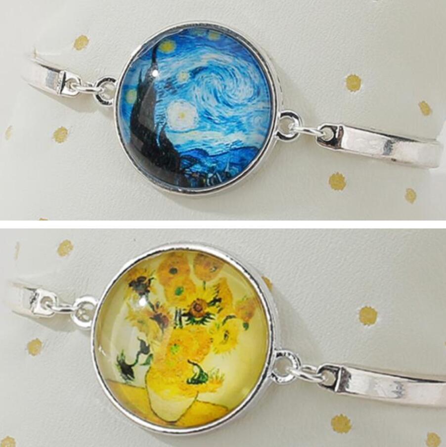 Wholesale Electroplated Alloy Starry Night Bracelet,  Geometric Tourist Memorial Gift,  Stylish Fashion Jewelry Accessory for Boutique Resale